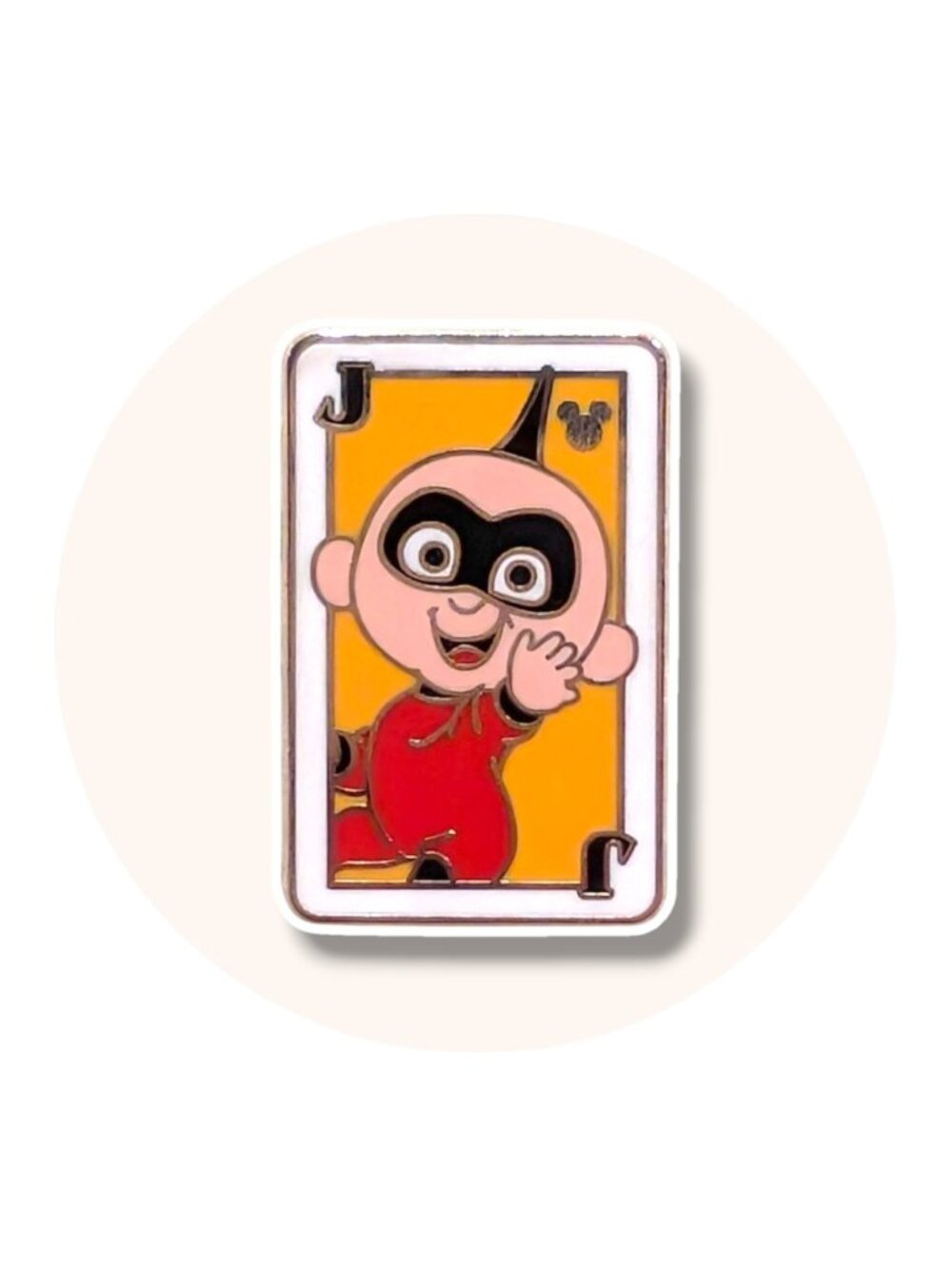 The Incredibles Disney Pin: Jack Jack Joker Playing Card